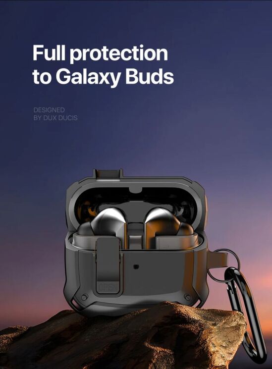 Защитный чехол DUX DUCIS SECH Series для Samsung Galaxy Buds 3 / Buds 3 Pro - White: фото 6 из 20