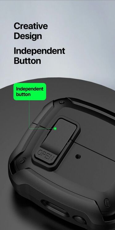 Защитный чехол DUX DUCIS SECH Series для Samsung Galaxy Buds 3 / Buds 3 Pro - White: фото 8 из 20