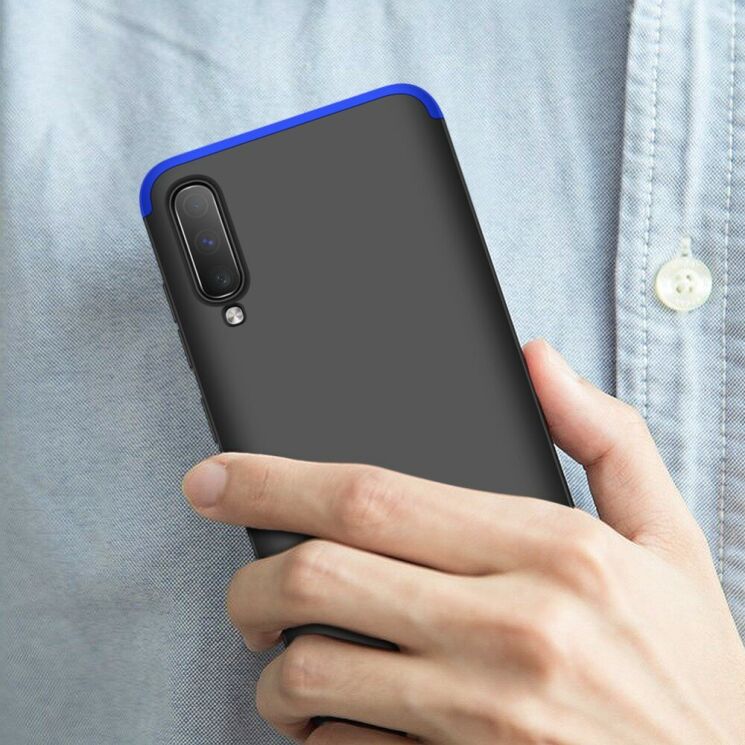 Захисний чохол GKK Double Dip Case для Samsung Galaxy A70 (A705) - Black / Blue: фото 5 з 8
