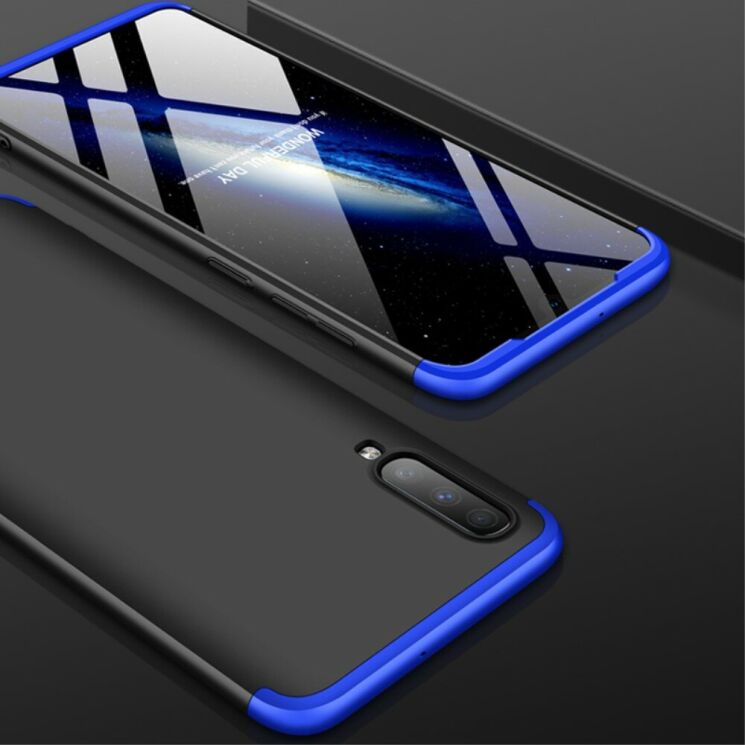 Захисний чохол GKK Double Dip Case для Samsung Galaxy A70 (A705) - Black / Blue: фото 8 з 8