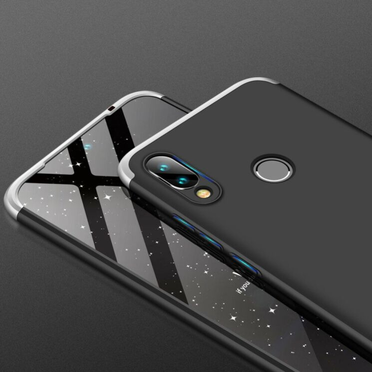 Захисний чохол GKK Double Dip Case для Xiaomi Redmi 7 - Black / Silver: фото 5 з 6