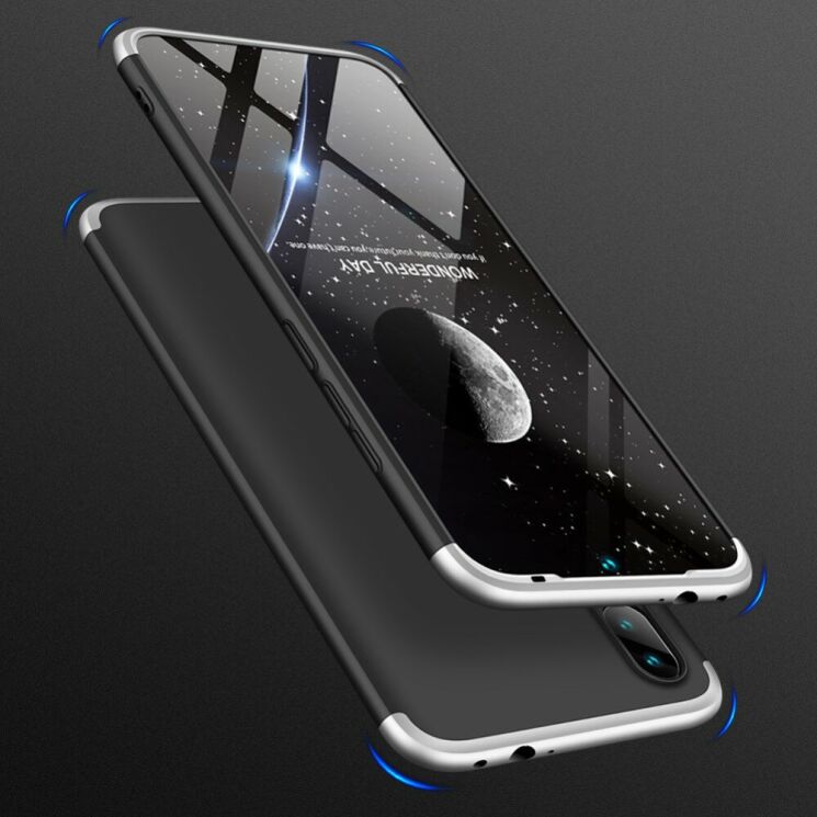 Захисний чохол GKK Double Dip Case для Xiaomi Redmi 7 - Black / Silver: фото 6 з 6