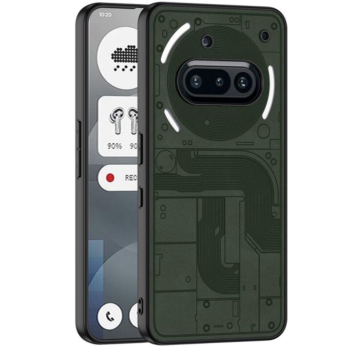 Защитный чехол GKK Matte Skin для Nothing Phone (3a) - Green: фото 1 из 7