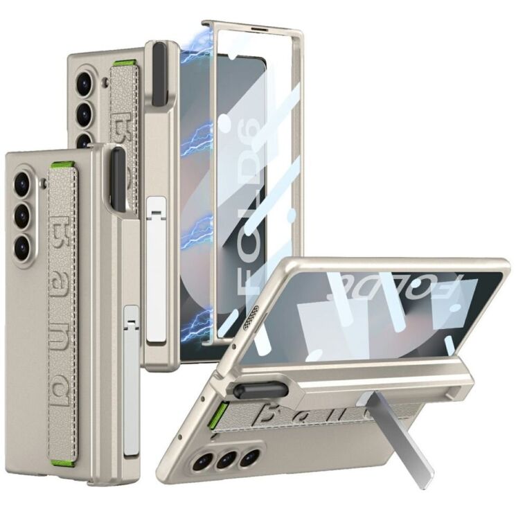 Защитный чехол GKK Standing Case для Samsung Galaxy Fold 6 - Titanium Grey: фото 1 из 9