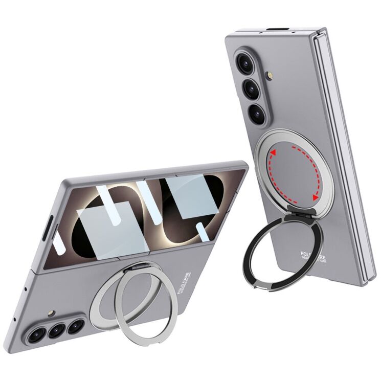 Захисний чохол GKK UltraThin Stand для Samsung Galaxy Fold 8 Ultra - Grey (424029H) Захисний чохол GKK UltraThin Stand для Samsung Galaxy Fold 8 Ultra - Grey: фото 1 з 5