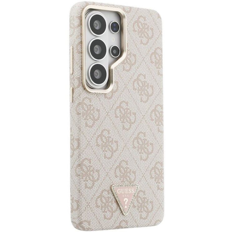 Захисний чохол Guess 4G Triangle Logo MagSafe для Samsung Galaxy S26 Ultra (S948) GUHMS26LP4GTDGMP - Pink: фото 4 з 8