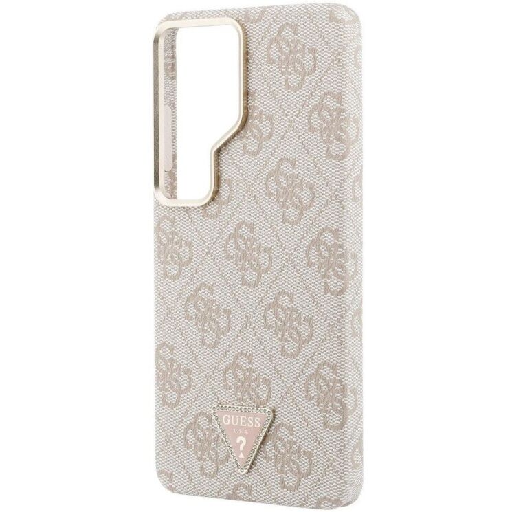 Захисний чохол Guess 4G Triangle Logo MagSafe для Samsung Galaxy S26 Ultra (S948) GUHMS26LP4GTDGMP - Pink: фото 6 з 8