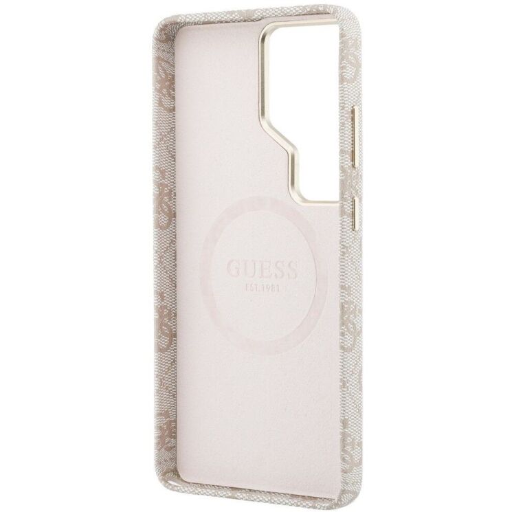 Захисний чохол Guess 4G Triangle Logo MagSafe для Samsung Galaxy S26 Ultra (S948) GUHMS26LP4GTDGMP - Pink: фото 7 з 8
