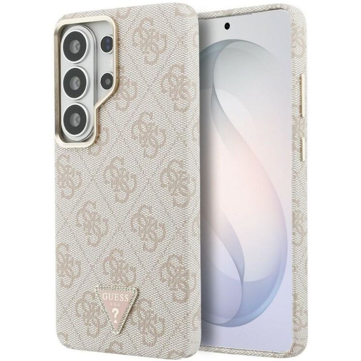 Захисний чохол Guess 4G Triangle Logo MagSafe для Samsung Galaxy S26 Ultra (S948) GUHMS26LP4GTDGMP - Pink: фото 1 з 8