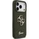 Защитный чехол Guess Silicone Big 4G Script для iPhone 17 Pro (GUHCP17LSC4GSMA) - Khaki (403272K). Фото 4 из 8