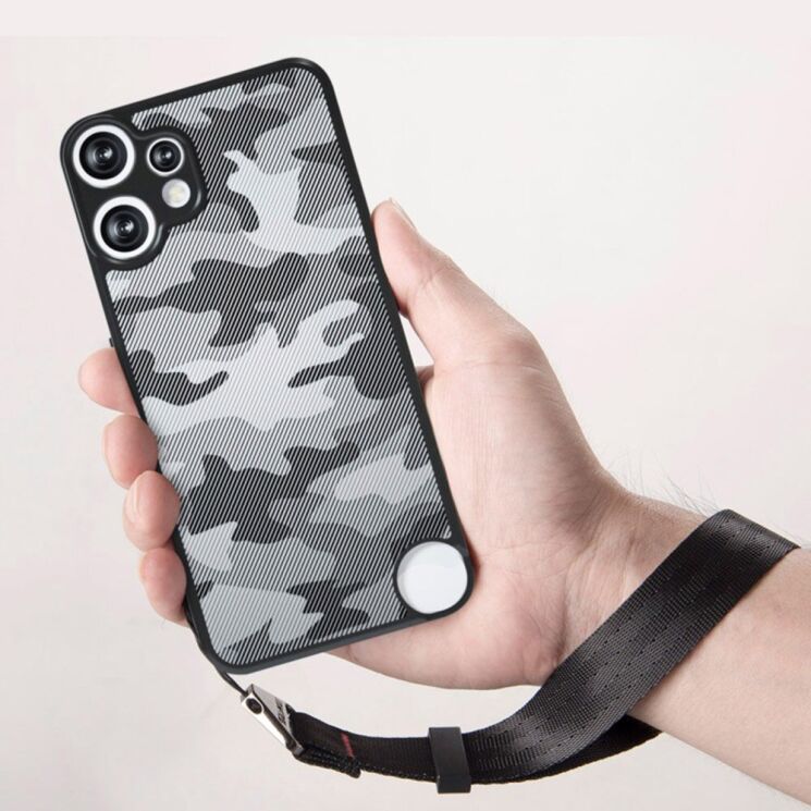 Захисний чохол IBMRS Military для Nothing CMF Phone 2 Pro - Grid Camouflage: фото 3 з 8