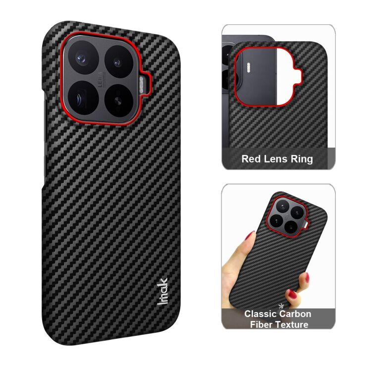 Защитный чехол IMAK Carbon Guard для Xiaomi 17T Pro - Black: фото 7 из 8
