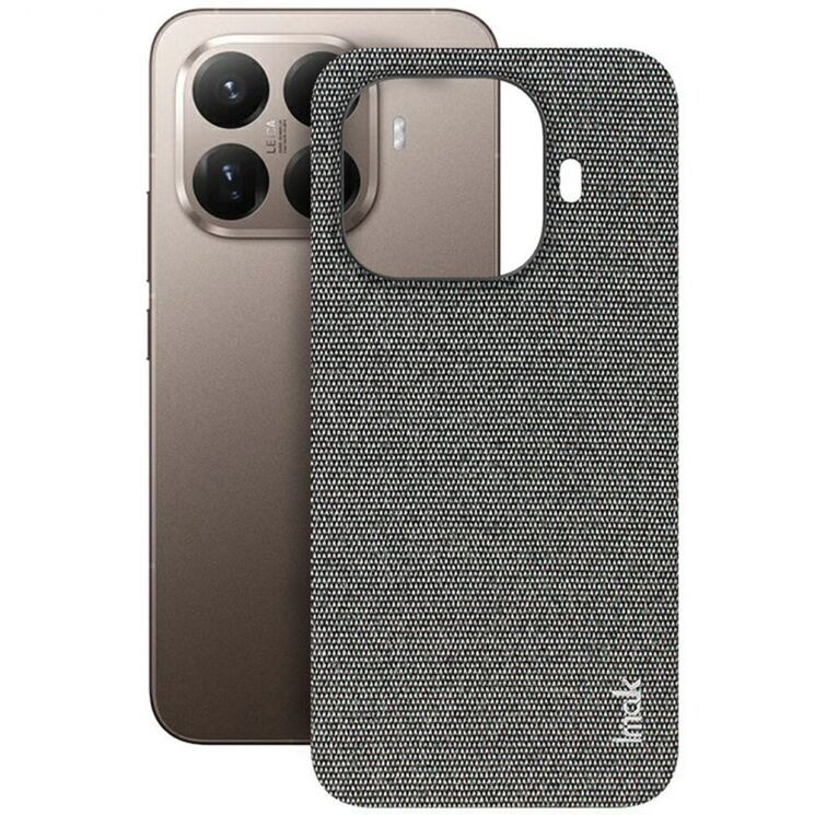 Защитный чехол IMAK Fabric Case для Xiaomi 15T Pro - Dark Grey: фото 2 из 9