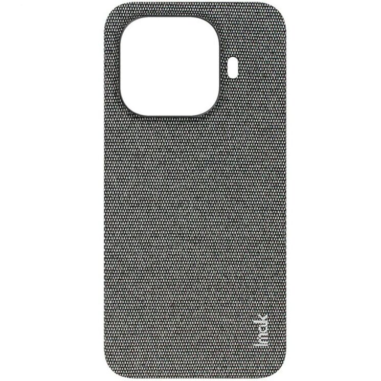 Защитный чехол IMAK Fabric Case для Xiaomi 15T Pro - Dark Grey: фото 4 из 9
