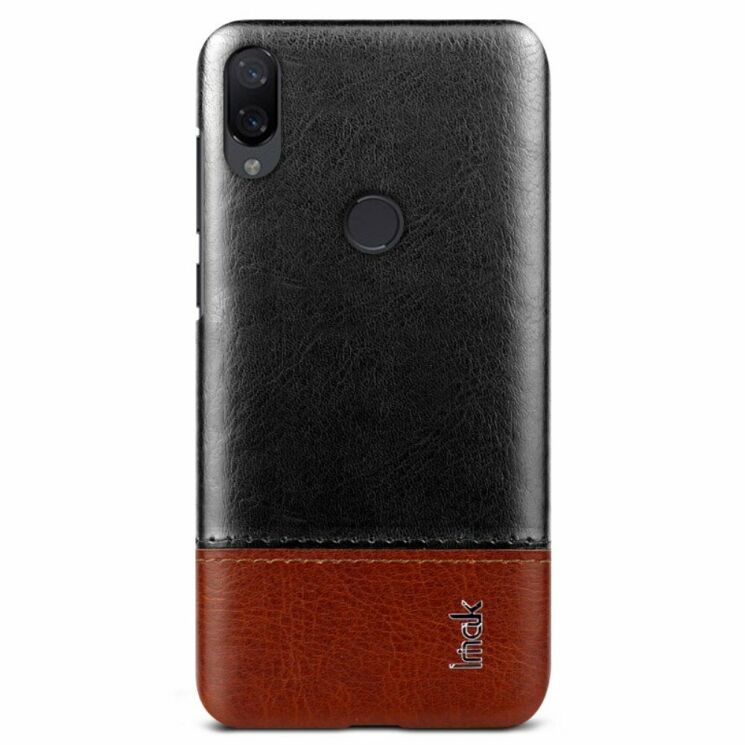 Защитный чехол IMAK Leather Series для Xiaomi Mi Play - Black / Brown: фото 2 из 11