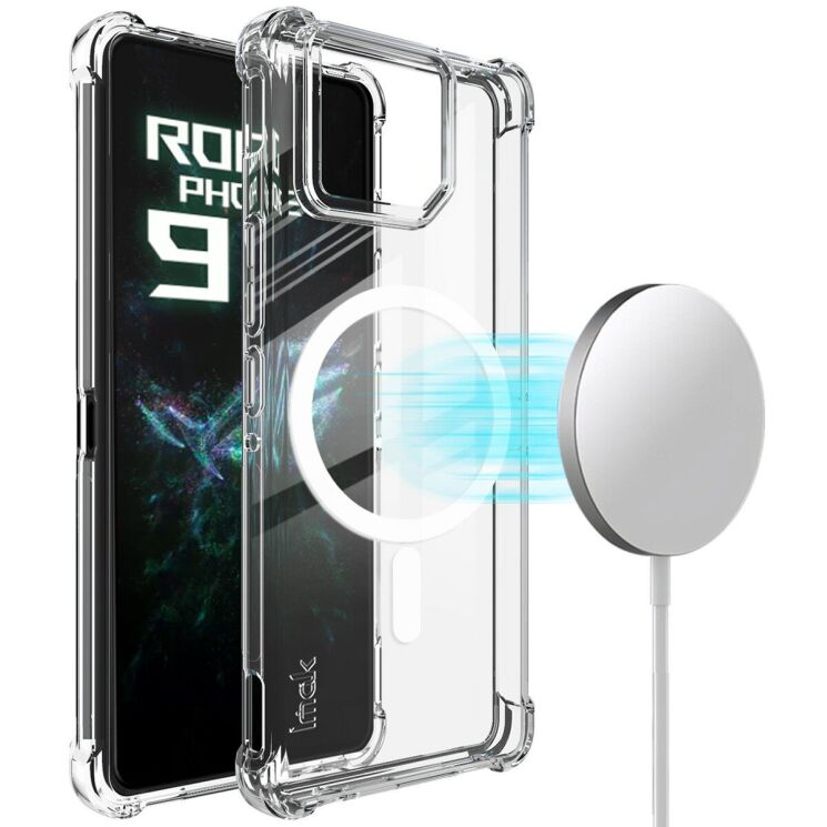 Захисний чохол IMAK Space Shield MagSafe для ASUS ROG Phone 9 FE / 9 Pro / 9 - Transparent (372809T) Захисний чохол IMAK Space Shield MagSafe для ASUS ROG Phone 9 FE / 9 Pro / 9 - Transparent: фото 1 з 10