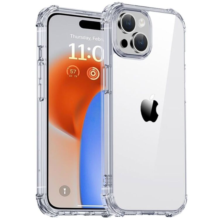 Защитный чехол IPAKY Airbag Series для Apple iPhone 15 Plus - Transparent: фото 1 из 11