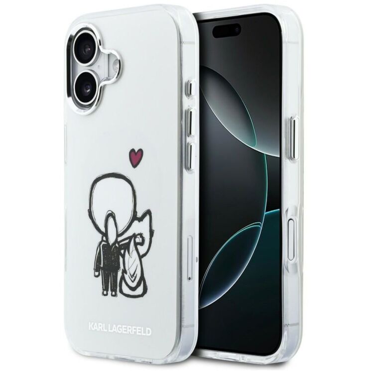 Защитный чехол Karl Lagerfeld IML Karl&Choupette MagSafe для iPhone 17 (KLHMP17S6HKCBHH) - Clear (407728C) Защитный чехол Karl Lagerfeld IML Karl&Choupette MagSafe для iPhone 17 (KLHMP17S6HKCBHH) - Clear: фото 1 из 8