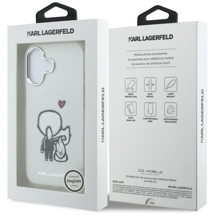 Защитный чехол Karl Lagerfeld IML Karl&Choupette MagSafe для iPhone 17 (KLHMP17S6HKCBHH) - Clear (407728C) Защитный чехол Karl Lagerfeld IML Karl&Choupette MagSafe для iPhone 17 (KLHMP17S6HKCBHH) - Clear: фото 8 из 8