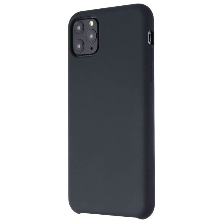 Защитный чехол Key Silicon Case для Apple iPhone 11 Pro Max - Black: фото 3 из 4