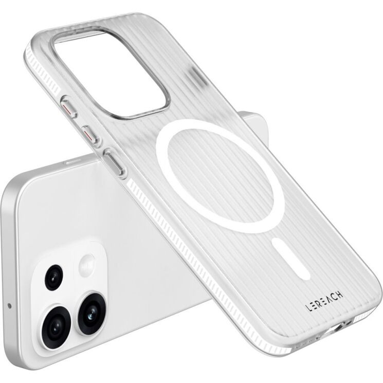 Защитный чехол LEREACH TOC Magnetic для OPPO Reno 16 / 16 Pro - White (413218W) Защитный чехол LEREACH TOC Magnetic для OPPO Reno 16 / 16 Pro - White: фото 3 из 11