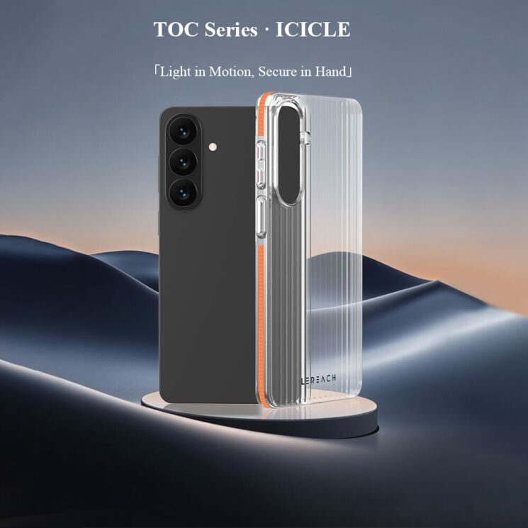 Защитный чехол LEREACH TOC Series для Samsung Galaxy S26 (S942) - Orange: фото 6 из 11