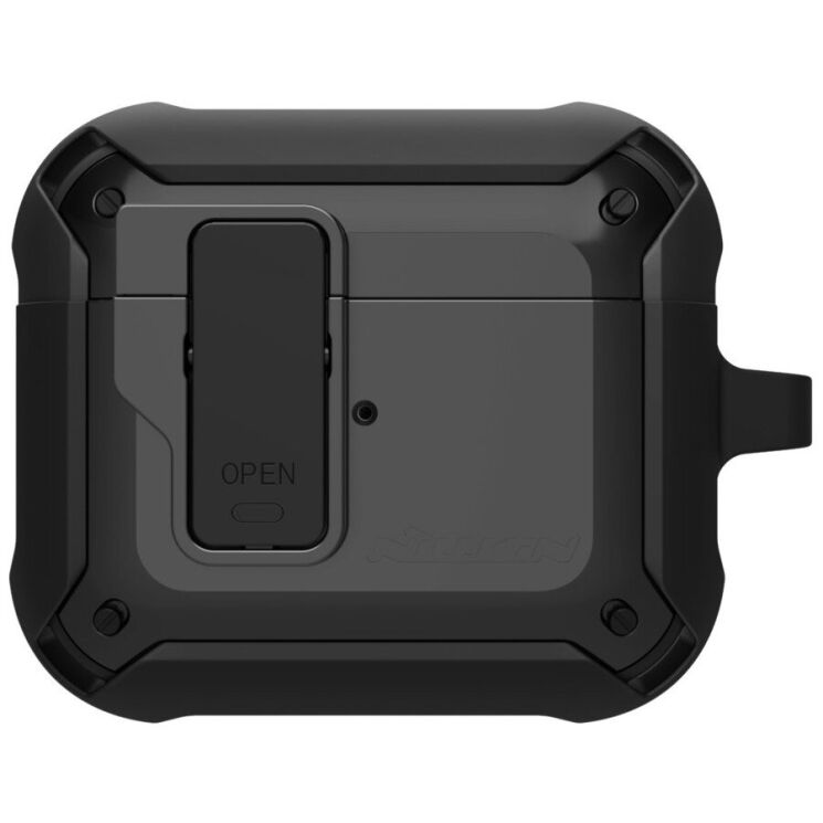 Защитный чехол NILLKIN Bounce Case для Apple AirPods 3 - Black: фото 2 из 18