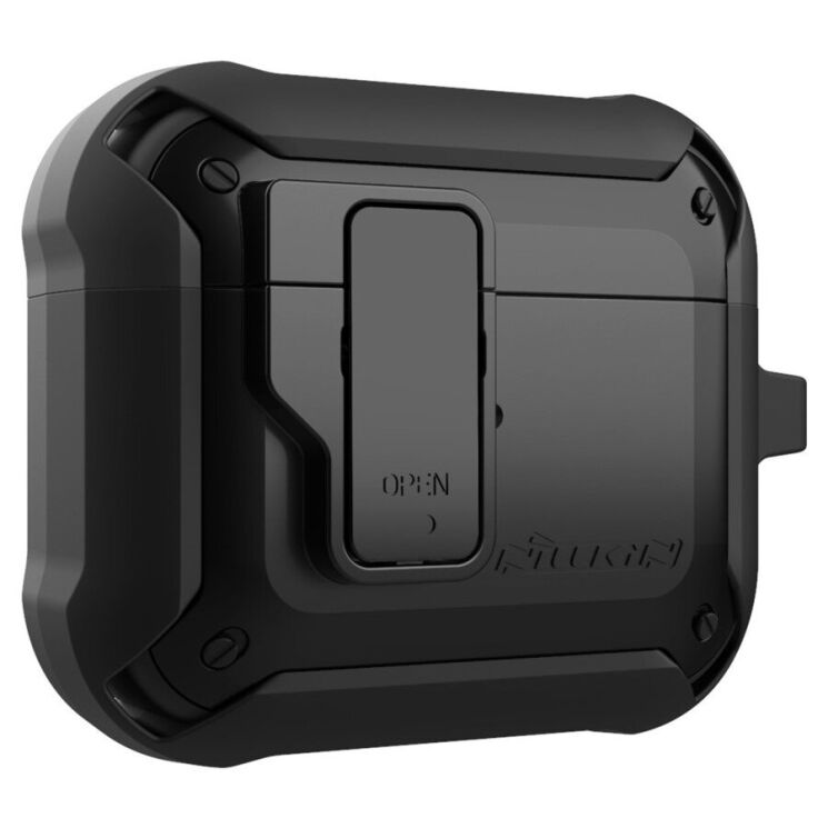 Защитный чехол NILLKIN Bounce Case для Apple AirPods 3 - Black: фото 3 из 18