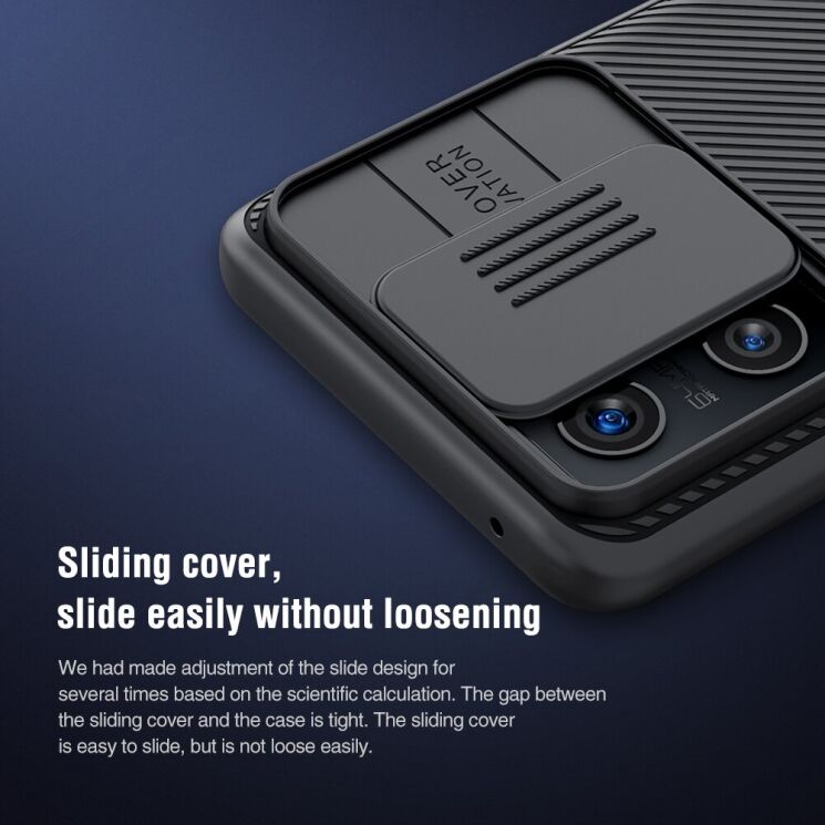 Захисний чохол NILLKIN CamShield Case для Realme GT Neo 2 / GT Neo 3T - Black: фото 14 з 17