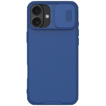 Защитный чехол NILLKIN CamShield Pro Magnetic для Apple iPhone 16 - Blue: фото 1 из 18