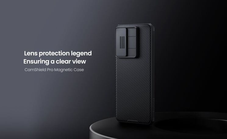 Защитный чехол NILLKIN CamShield Pro (with MagSafe Support) для Samsung Galaxy S25 Edge (S937) - Black: фото 5 из 13