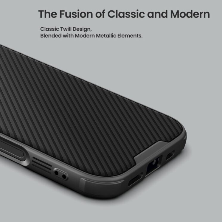 Защитный чехол NILLKIN CamShield Prop Magnetic (Precise Cut-out) для Apple iPhone 16 Pro - Black: фото 9 из 16