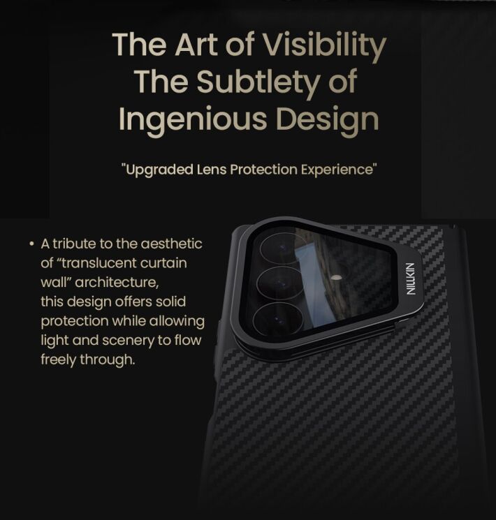 Защитный чехол NILLKIN CarboProp Magnetic (FF) для Samsung Galaxy Fold 8 Ultra - Black: фото 11 из 17