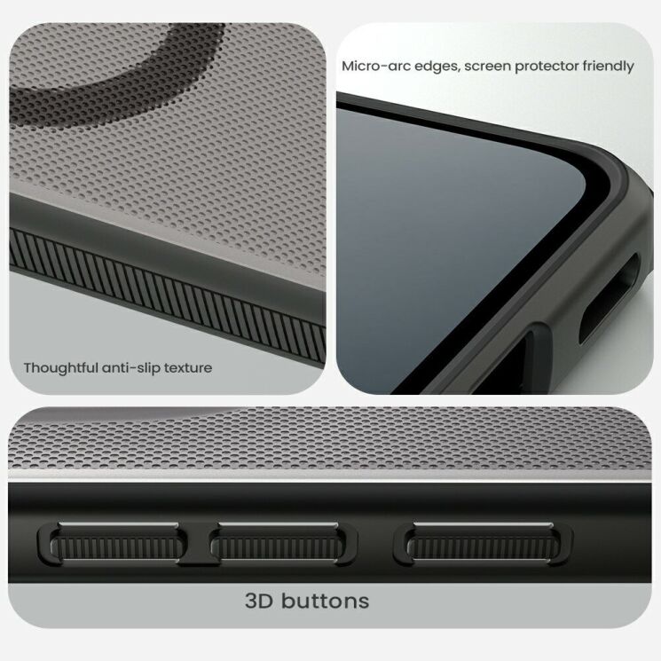 Защитный чехол NILLKIN Super Frosted Shield Pro Magnetic для Xiaomi Redmi Note 15 Pro Plus / Poco M8 Pro 5G - Black (404724B) Защитный чехол NILLKIN Super Frosted Shield Pro Magnetic для Xiaomi Redmi Note 15 Pro Plus / Poco M8 Pro 5G - Black: фото 14 из 15