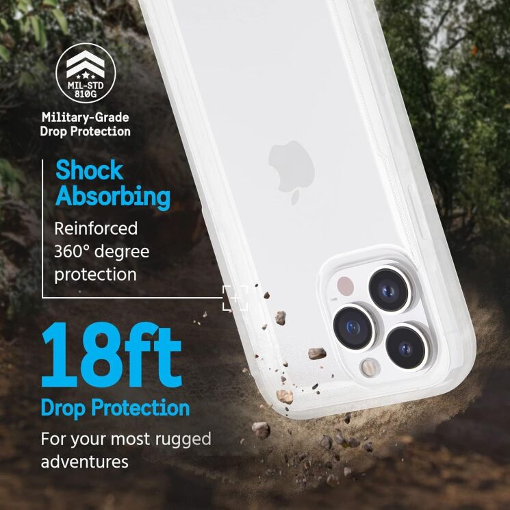 Защитный чехол Pelican Voyager with Holster для Apple iPhone 14 Pro (PP049014) - Clear: фото 3 из 9