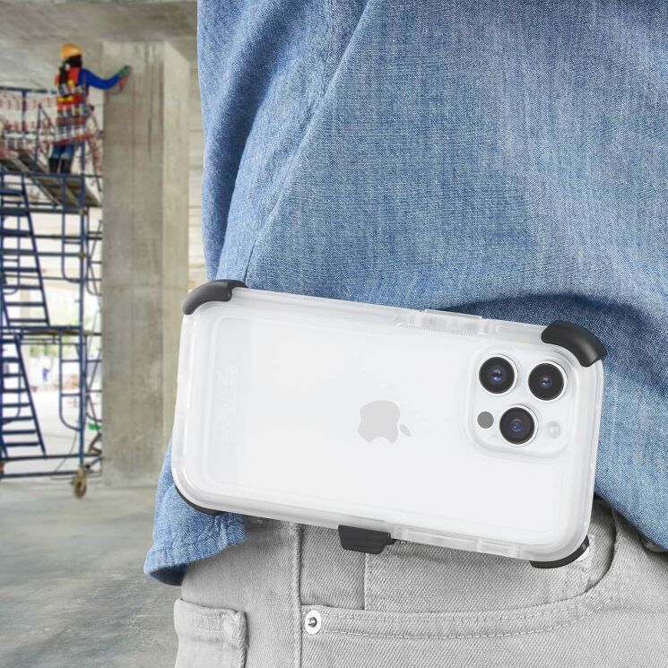 Защитный чехол Pelican Voyager with Holster для Apple iPhone 14 Pro (PP049014) - Clear: фото 7 из 9