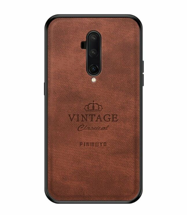 Захисний чохол PINWUYO Vintage Series для OnePlus 7T Pro - Brown: фото 1 з 14