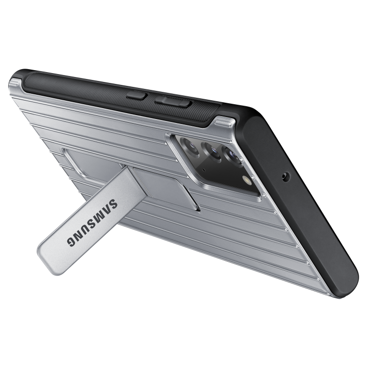 Захисний чохол Protective Standing Cover для Samsung Galaxy Note 20 (N980) EF-RN980CSEGRU - Silver: фото 7 з 8