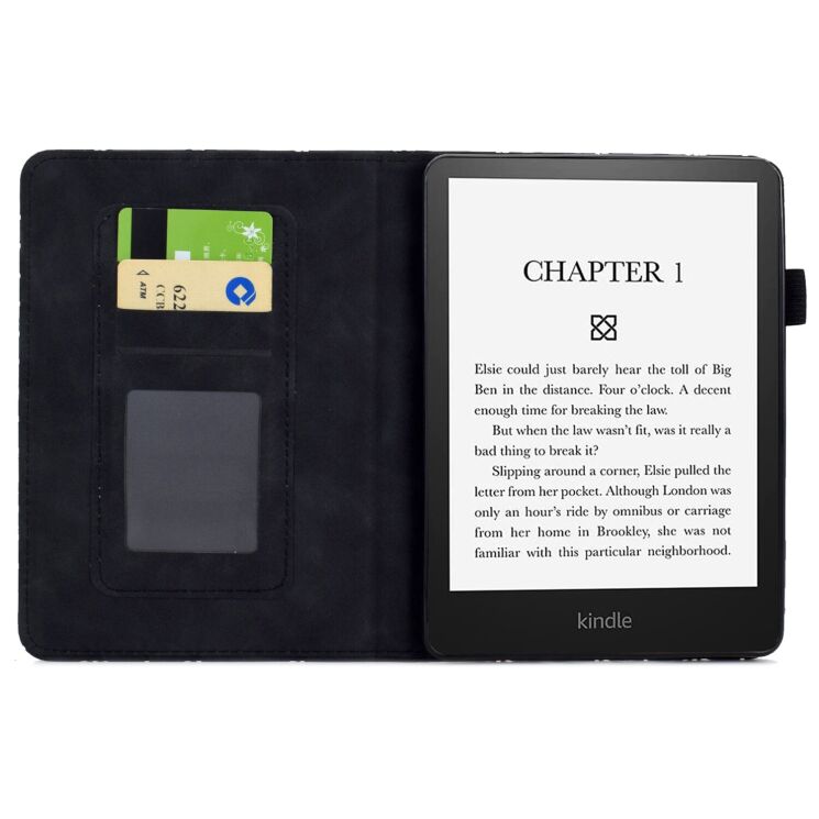 Защитный чехол Refarme Rhombus Pattern для Amazon Kindle 11th (2022/2024) - Black: фото 2 из 10