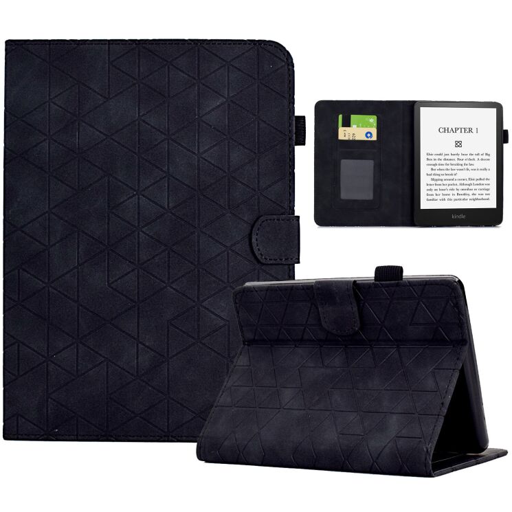 Защитный чехол Refarme Rhombus Pattern для Amazon Kindle 11th (2022/2024) - Black: фото 1 из 10