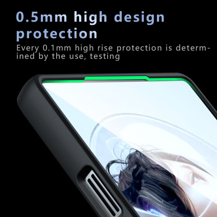 Защитный чехол Reframe Clear Bound для ZTE Nubia Red Magic 11 Pro - Black: фото 4 из 8