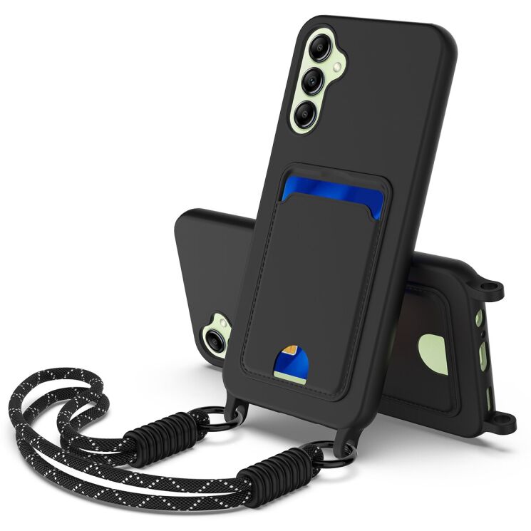 Захисний чохол Reframe Silicone Holder для Samsung Galaxy A16 (A165) - Black: фото 1 з 7