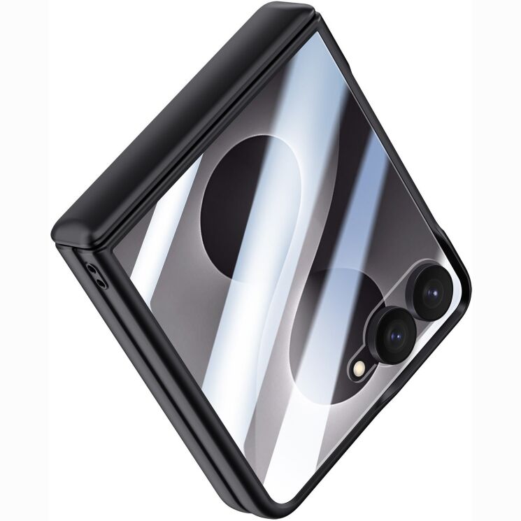 Захисний чохол Reframe Slim Clear Case для Samsung Galaxy Flip 8 - Black (423519B) Захисний чохол Reframe Slim Clear Case для Samsung Galaxy Flip 8 - Black: фото 3 з 9