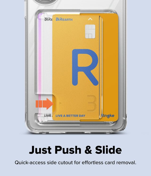 Захисний чохол Ringke Fusion Card для Samsung Galaxy S26 Ultra (S948) 8800328814516 - Clear: фото 6 з 15