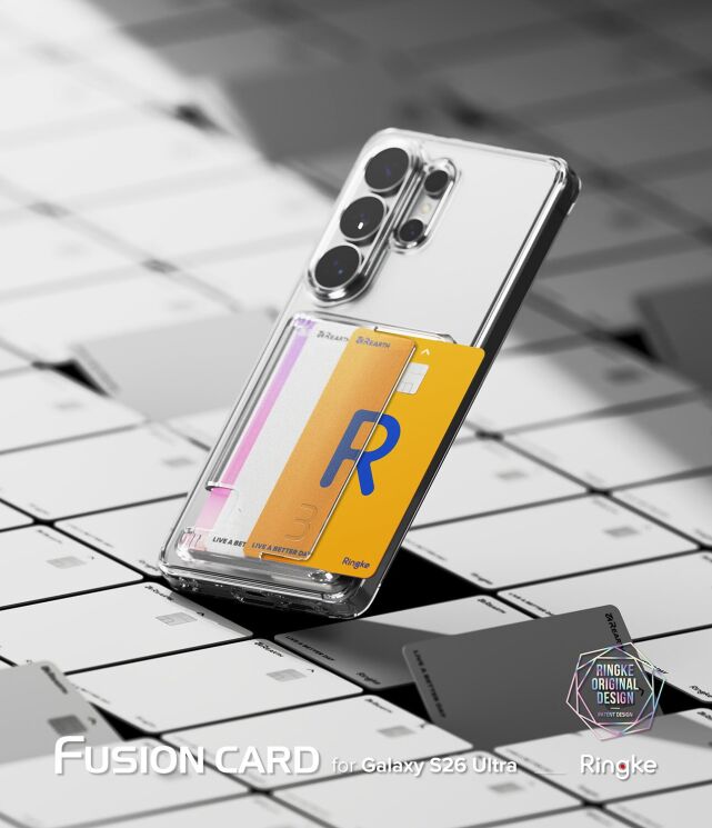 Захисний чохол Ringke Fusion Card для Samsung Galaxy S26 Ultra (S948) 8800328814516 - Clear: фото 2 з 15
