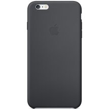 Защитный чехол Silicone Case для Apple iPhone 6/6s Plus (MGR92) - Black: фото 1 из 2