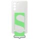 Защитный чехол Silicone Cover with Strap для Samsung Galaxy S21 FE (G990) EF-GG990TWEGRU - White (230680W). Фото 5 из 6