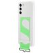 Защитный чехол Silicone Cover with Strap для Samsung Galaxy S21 FE (G990) EF-GG990TWEGRU - White (230680W). Фото 2 из 6