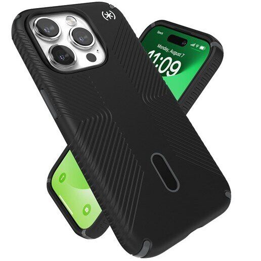 Защитный чехол Speck Presidio2 Grip MagSafe ClickLock для iPhone 15 Pro (150447-3205) - Black: фото 5 из 9