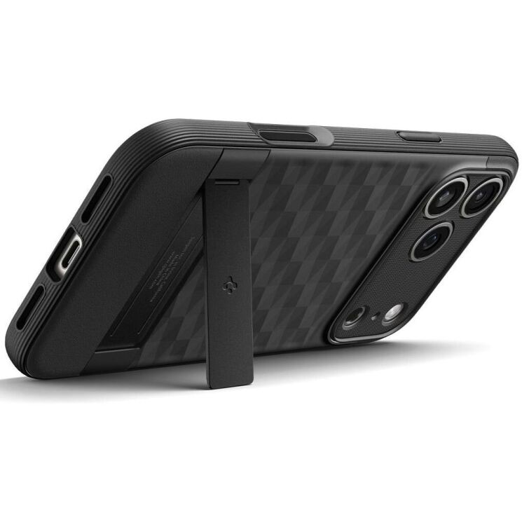 Защитный чехол Spigen Caseology Parallax S (MagFit) by Spigen для iPhone 17 Pro Max (ACS09911) - Matte Black: фото 4 из 18